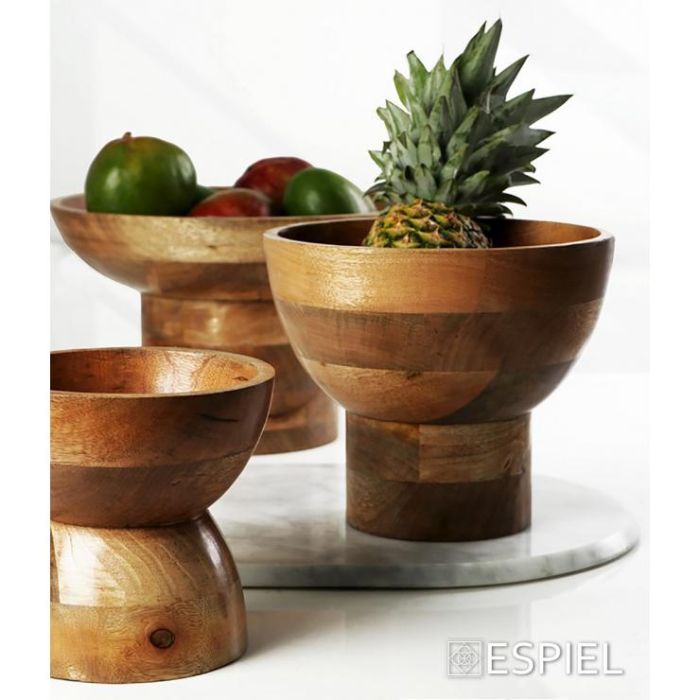 Espiel GPA104 mango footed bowl 27.94x24.13sm