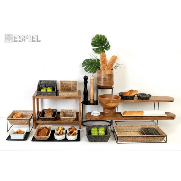 Espiel GPA103 mango footed bowl 38.1x24.13sm