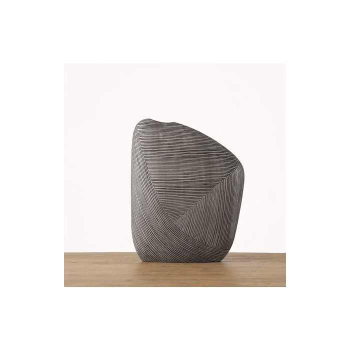 Espiel FIK409 polyresin vase 28.5x9.5x35.5sm
