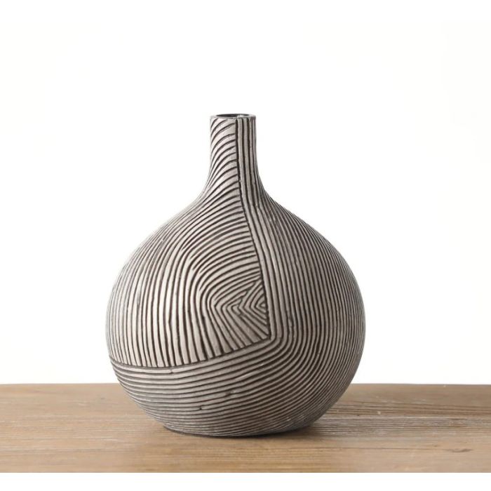 Espiel FIK411 polyresin vase 15x15x17sm