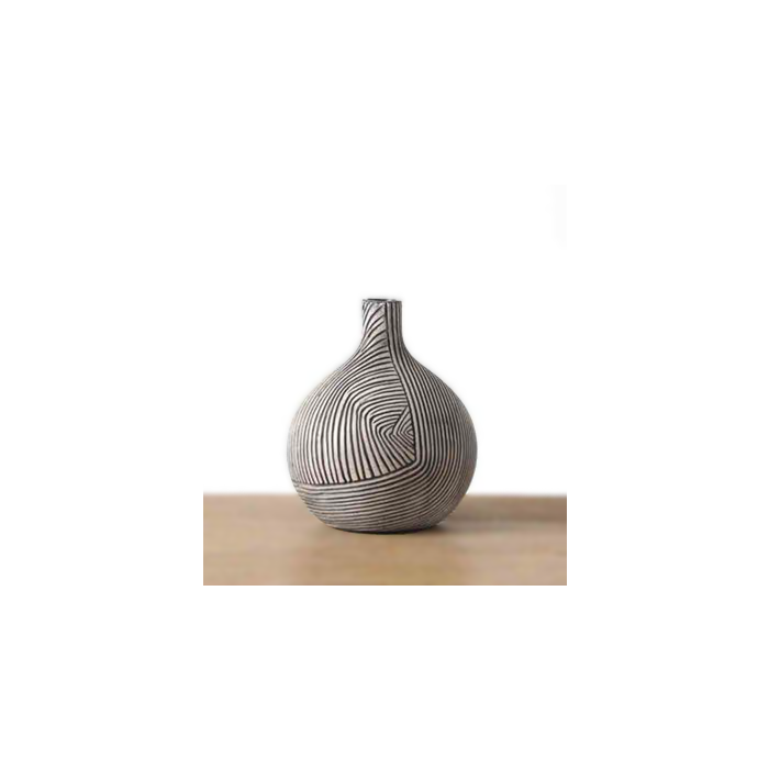 Espiel FIK412K4 polyresin vase 12.5x12.5x14.5sm