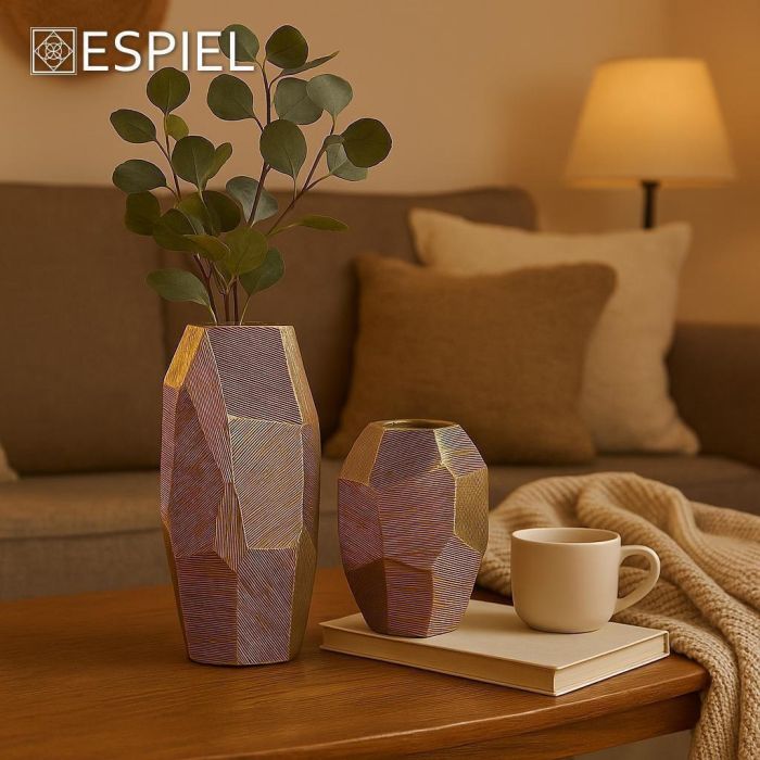 Espiel FIK420 polyresin vase 17x17x36sm