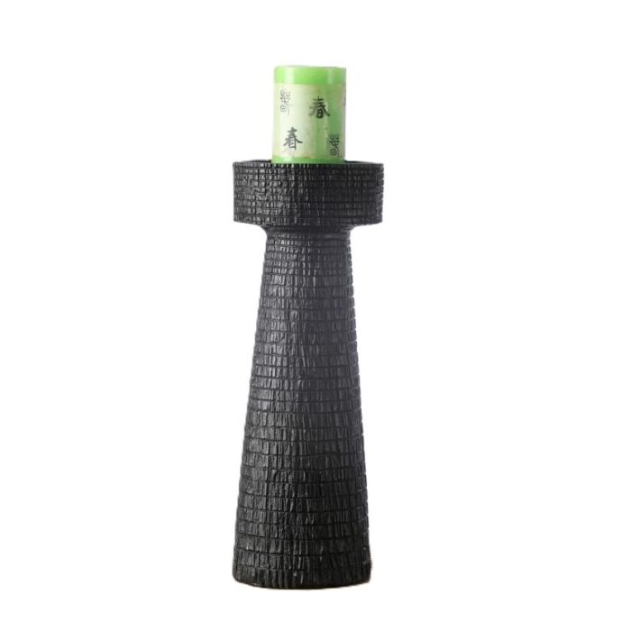 Espiel FIK425 polyresin candle holder 10x10x28sm