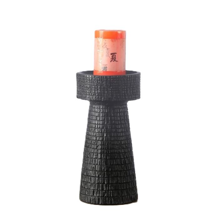 Espiel FIK426 polyresin candle holder 10x10x20sm