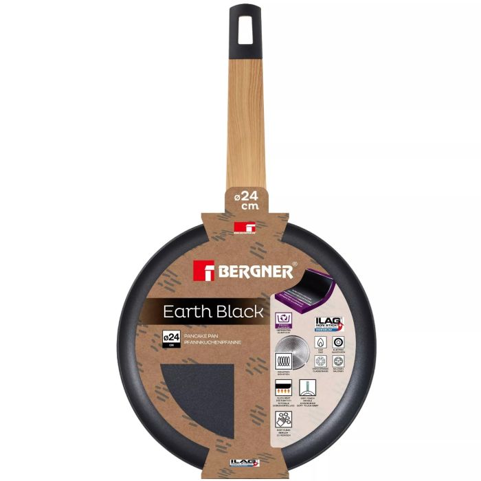 Bergner BG-34626-BK Pancake pan 24x2cm