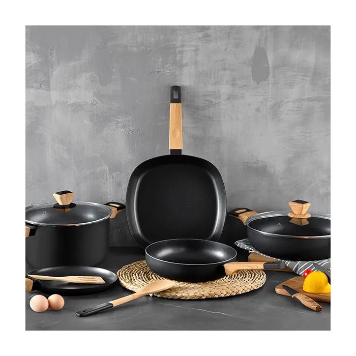 Bergner BG-34630-BK Cookware set 7pcs