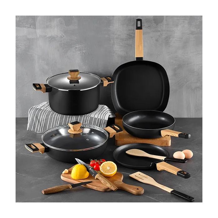 Bergner BG-34630-BK Cookware set 7pcs