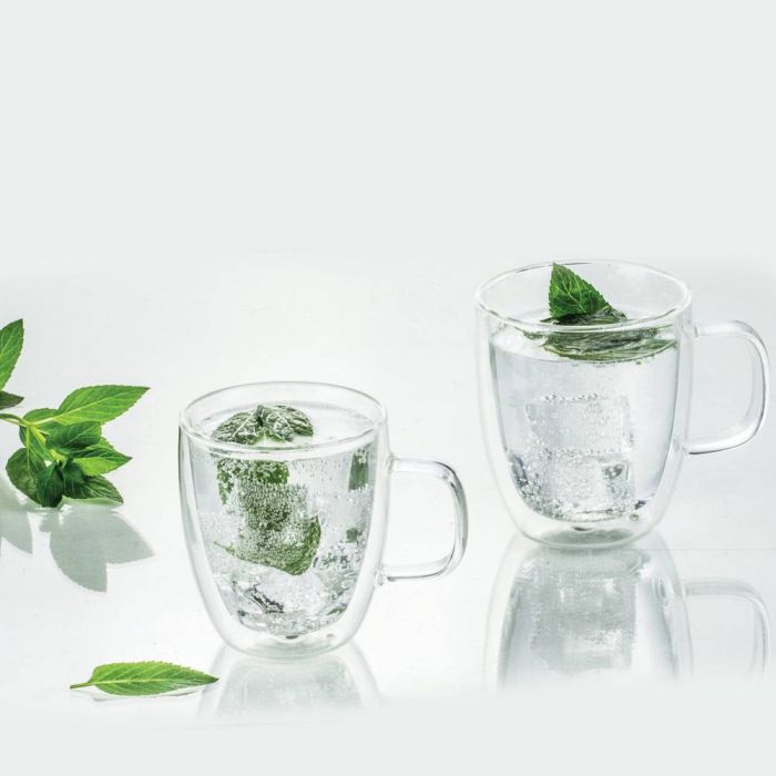 Ambition 96854 SET OF 2 THERMIC MUGS / GLASSES MIA
