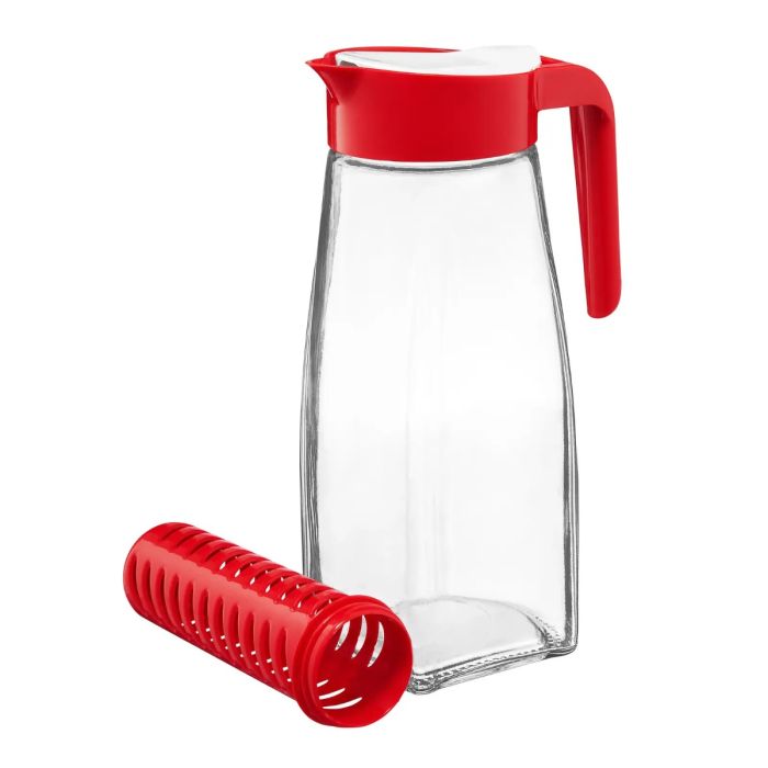 Ambition 21834 Jug 1500 ml with infuser, red