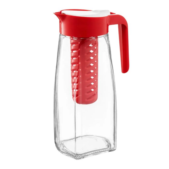 Ambition 21834 Jug 1500 ml with infuser, red