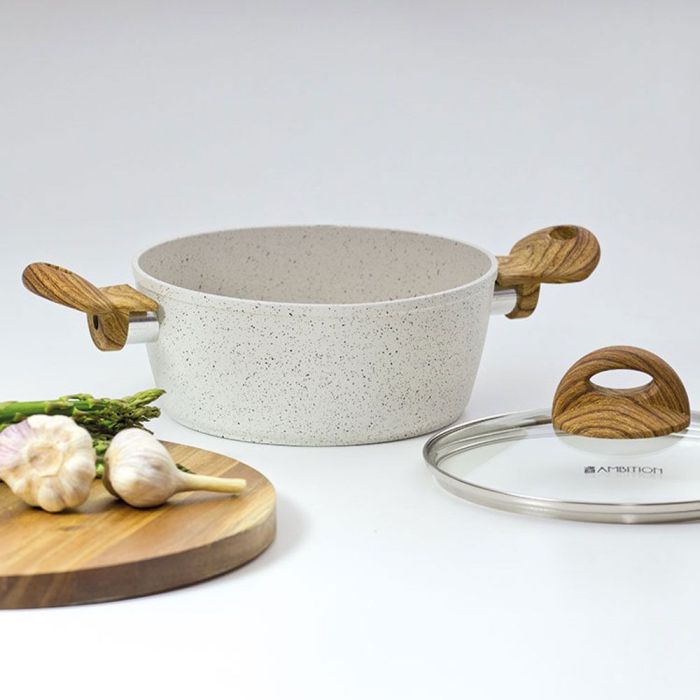 Ambition 34144 pot & lid nature 20cm 2.2l