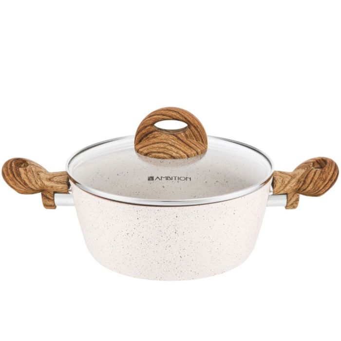 Ambition 34145 POT WITH LID NATURE 24 CM