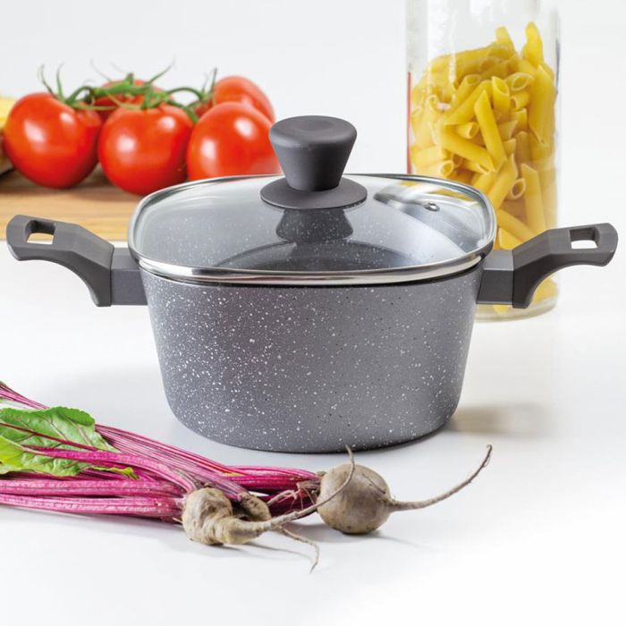 Ambition 22897 AM-SILVERSTONE  SQ.POT with LID.24C