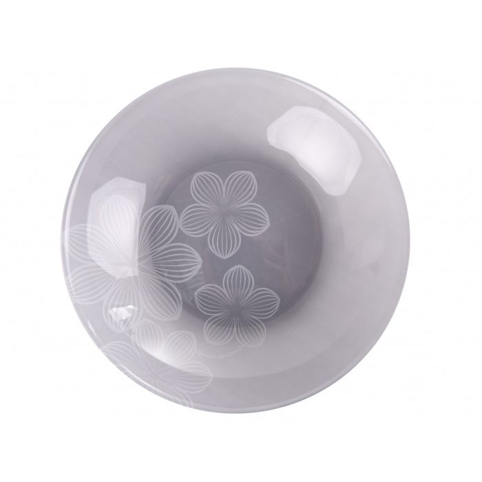 Ambition 10376 SOUP PLATE 20CM DREAM FLOWER GREY