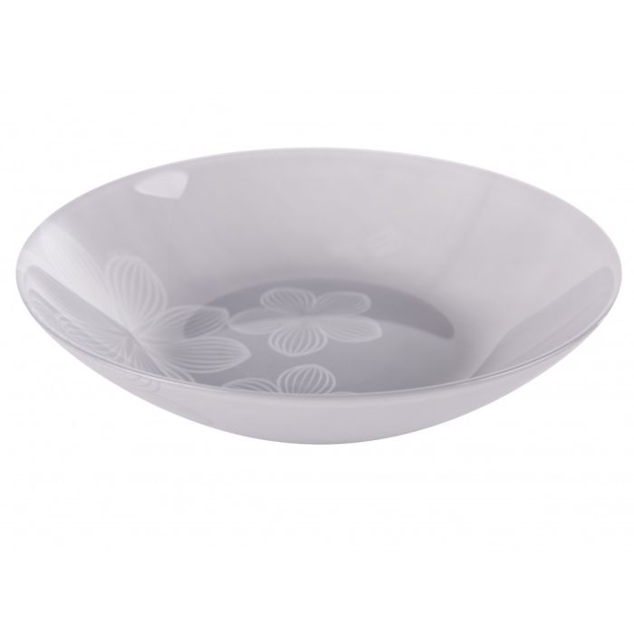 Ambition 10376 SOUP PLATE 20CM DREAM FLOWER GREY