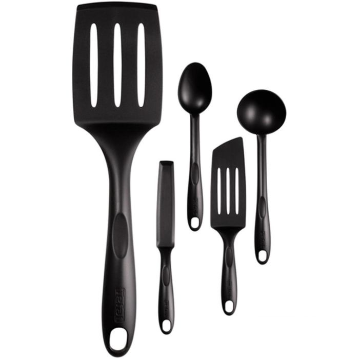 Tefal K001A504 accessories/ladle&whisk black set 5pcs