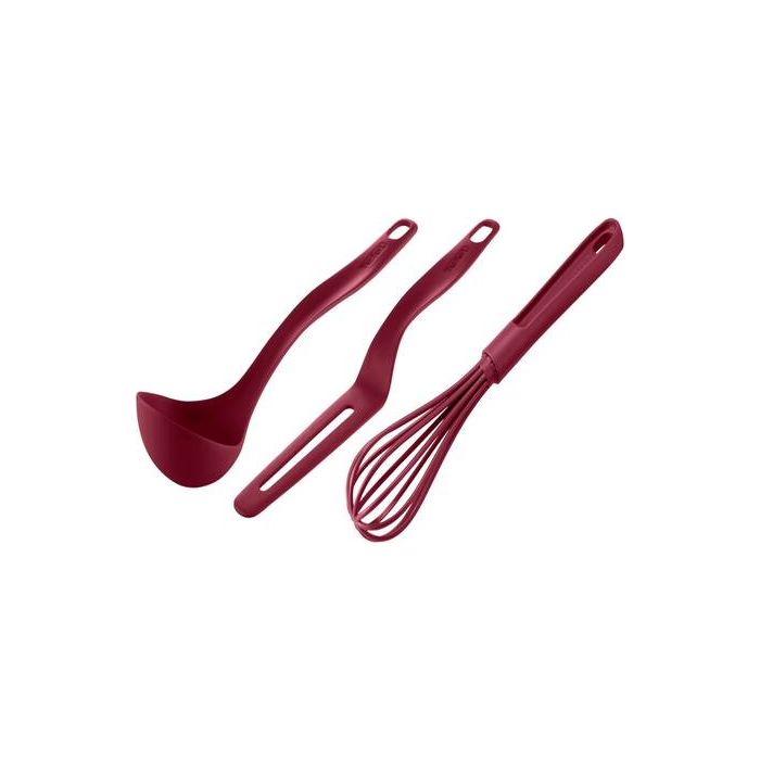Tefal K0173S04 accessories/ladle&whisk red set 3pcs