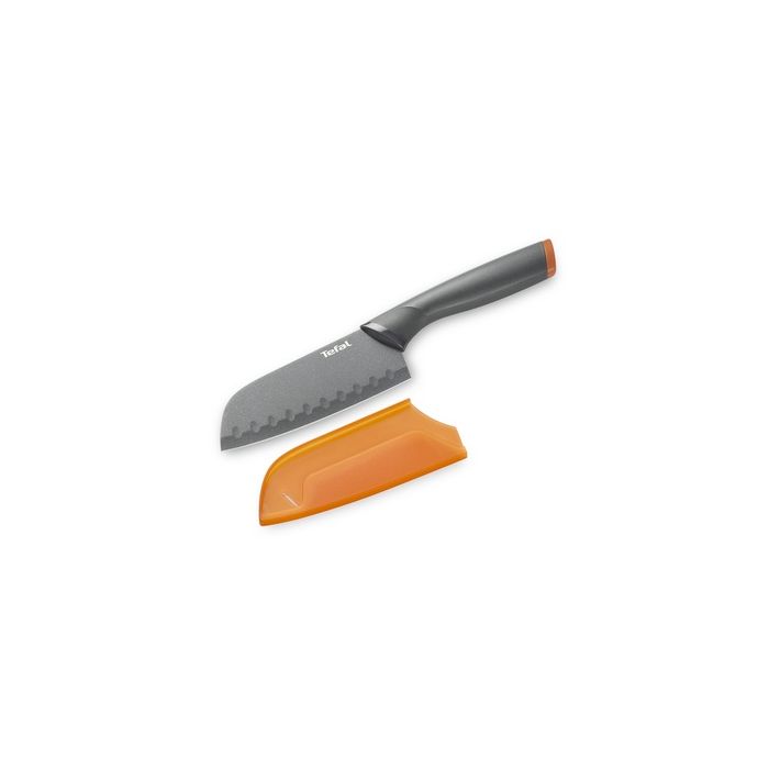 Tefal K1220104 santoku knife & case