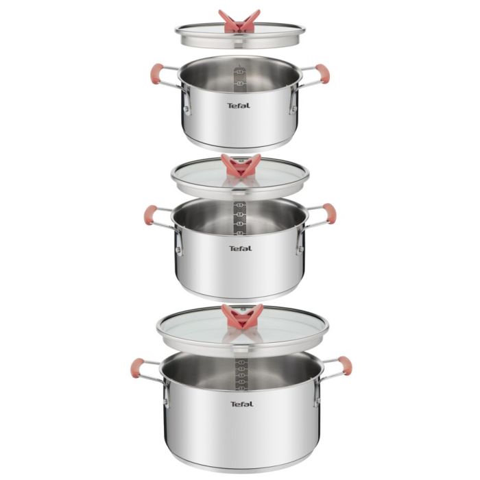 Tefal G720S674 pot & lid set 6pcs