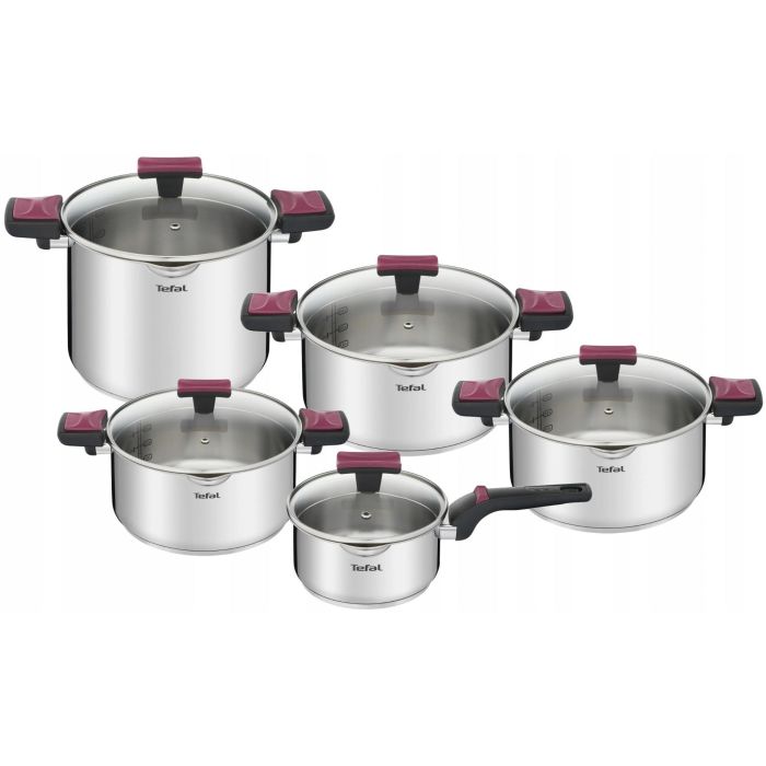 Tefal G723SA74 pot set/10 (5 sizes+5 lids)