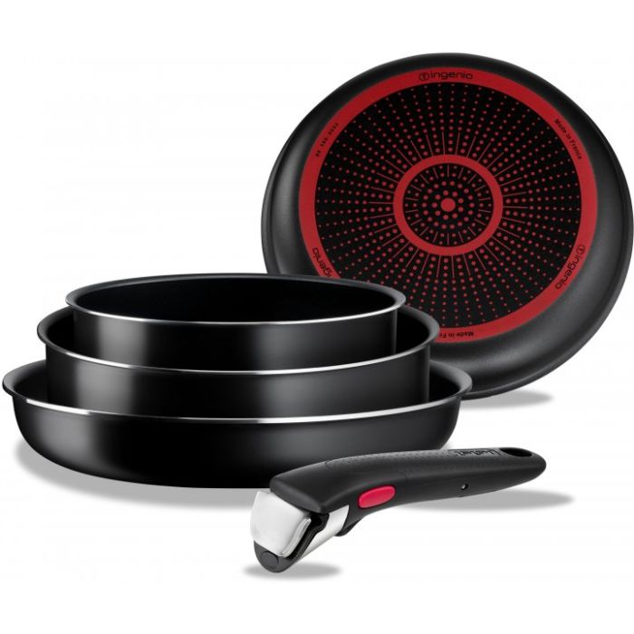 Tefal L1539843 frying pan set 16/20/22/24/26/28cm +5 lids +2panhandle 13pcs