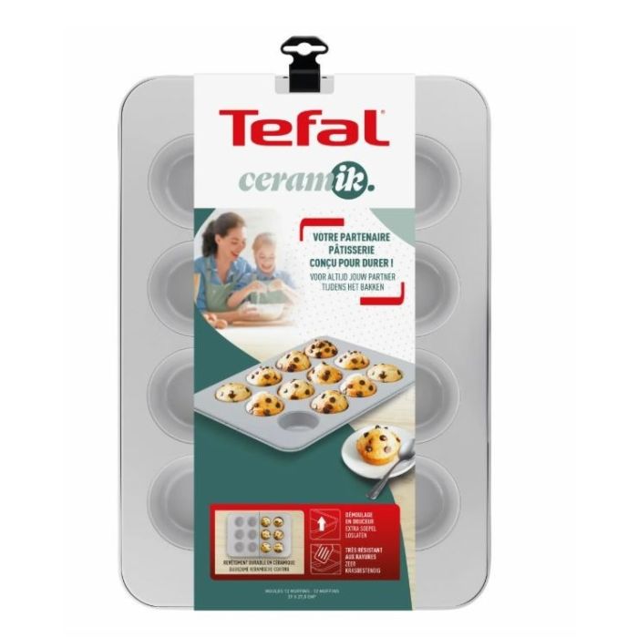 Tefal J1755004 ceramic muffin form 12 cup
