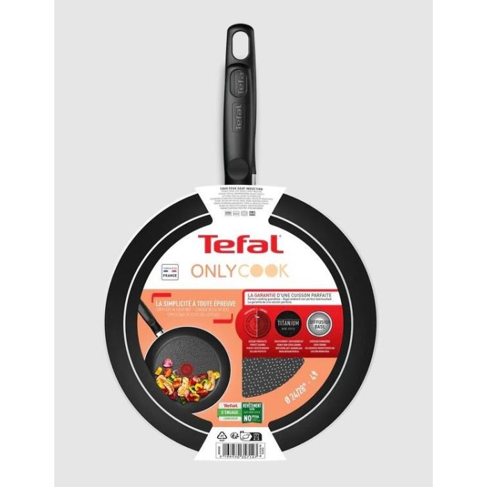 Tefal B9289202 ONLY COOK fry pan set 24/28cm