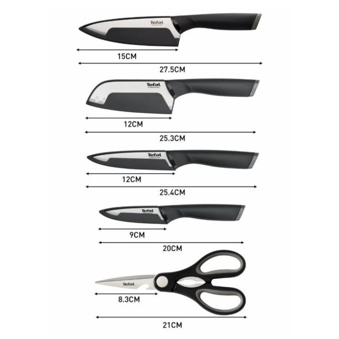 Tefal K2215S55 knife set 5pcs