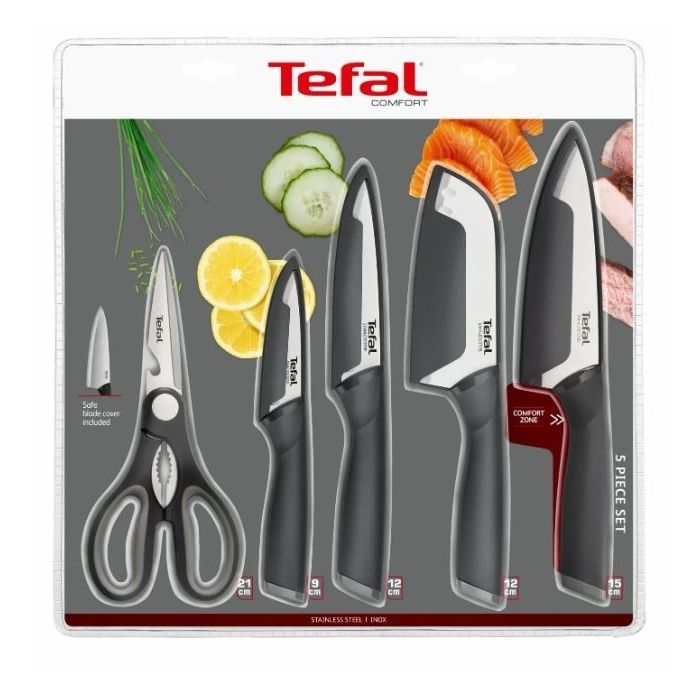 Tefal K2215S55 knife set 5pcs