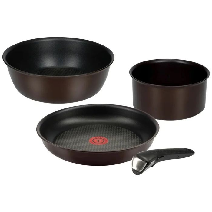 Tefal L6559702 frying pan set + panhandle 18/22/26cm 4pcs