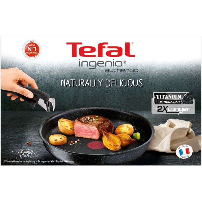 Tefal L6719452 saucepan handless set +1 plastic lid +1 panhandle 6pcs