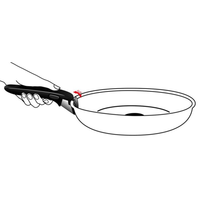 Tefal L2319552 24/28cm, 28cm fry pan set/6 sizes (with wok pan)