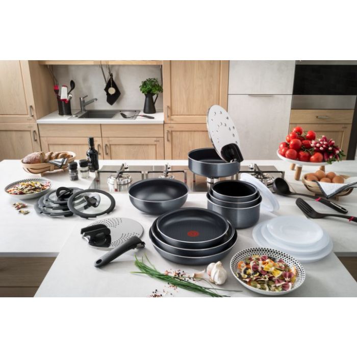 Tefal L2319552 24/28cm, 28cm fry pan set/6 sizes (with wok pan)