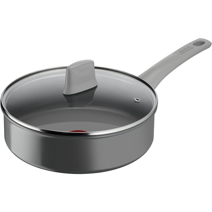 Tefal C4273232 saucepan with lid/gray Renew On 24cm
