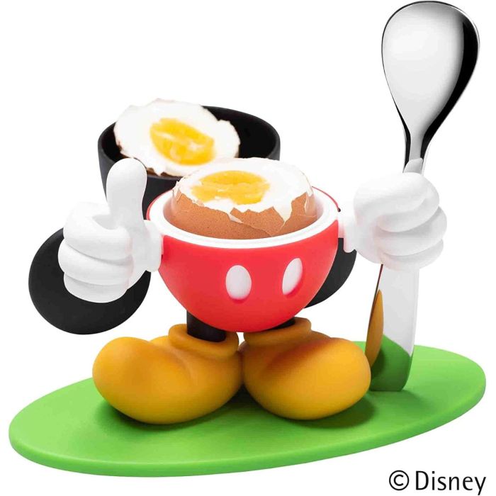 WMF 1296386040 egg cup with spoon Mickey Mouse