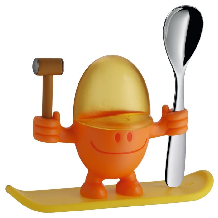 WMF 0616687450 egg cup with spoon orange
