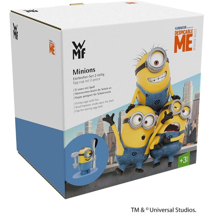 WMF 1286226040 egg cup with spoon Minion