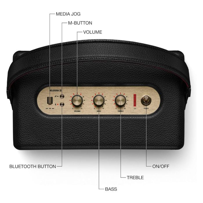 Marshall Kilburn III Black and Brass (1007443)