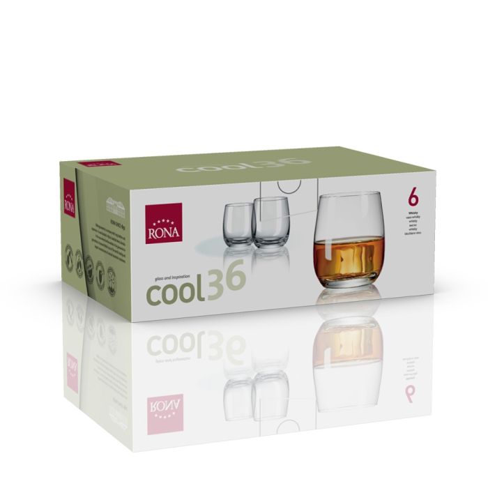 Rona 4218/360 COOL whisky glass set 6x360ml