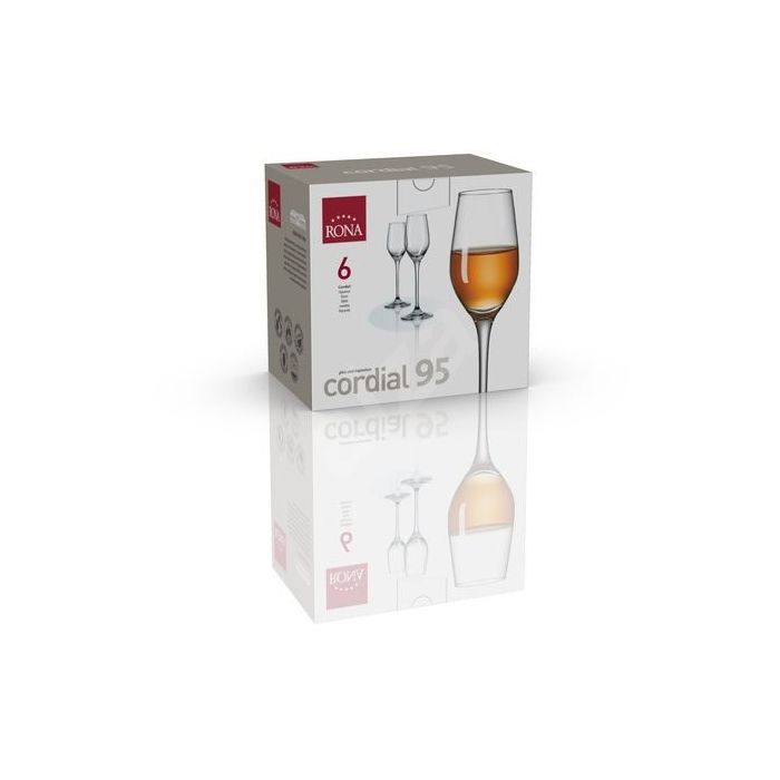 Rona 6272/95 CELEBRATION champagne glass set 6x95ml - outlet