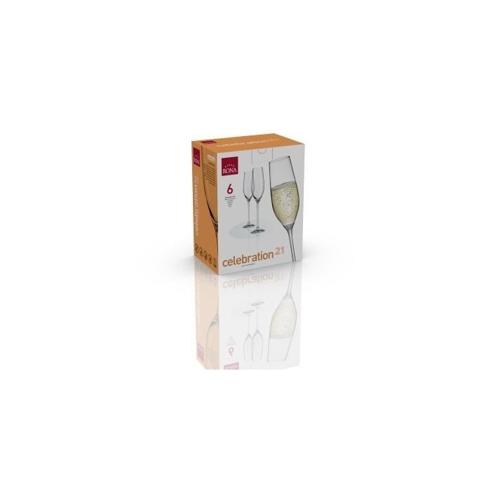 Rona 6272/210 CELEBRATION champagne glass set 6x210ml
