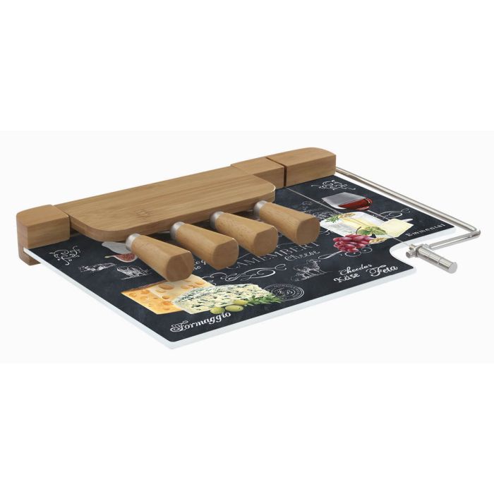 Rona 0810/WOCH cheese serving set with knives 5pcs
