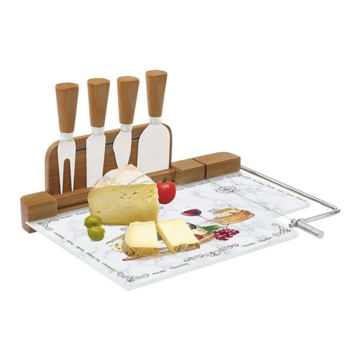 Rona 0890/LESF Cheese serving set with knives, 5pcs
