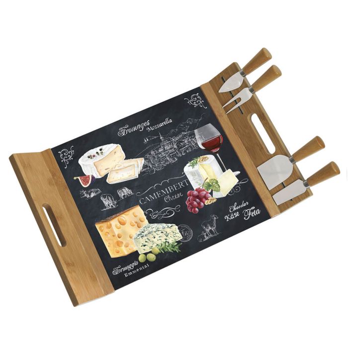 Rona 0890/WOCH Cheese serving set with knives, 5pcs