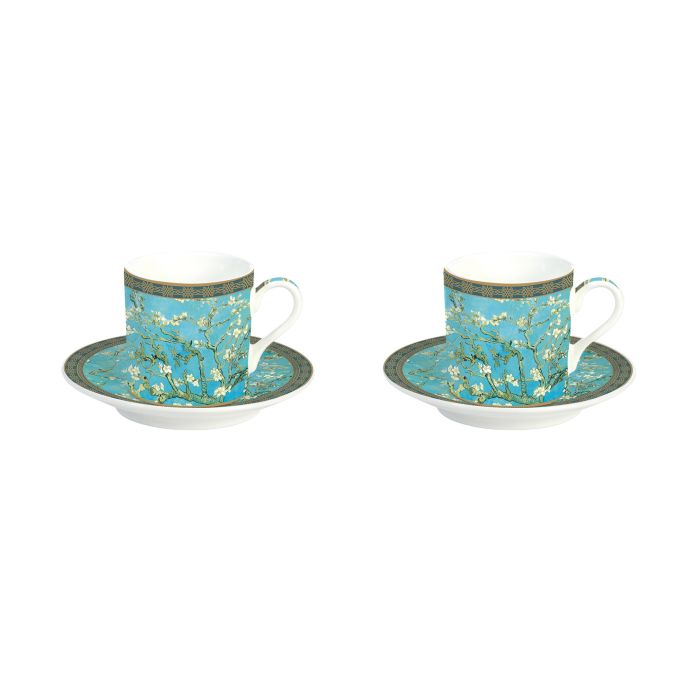 Easy Life 0169/VAN5 coffee cup&saucer set 4x75ml