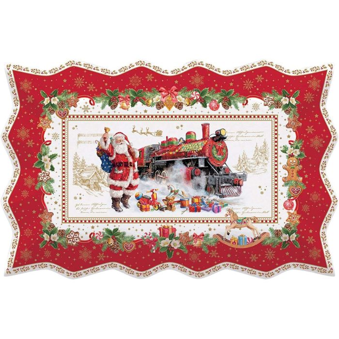 Easy Life R1004/CHME Christmas serving plate 35x23cm