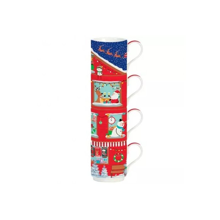 Easy Life R1039/CHNE Porcelain mug set 4pcs