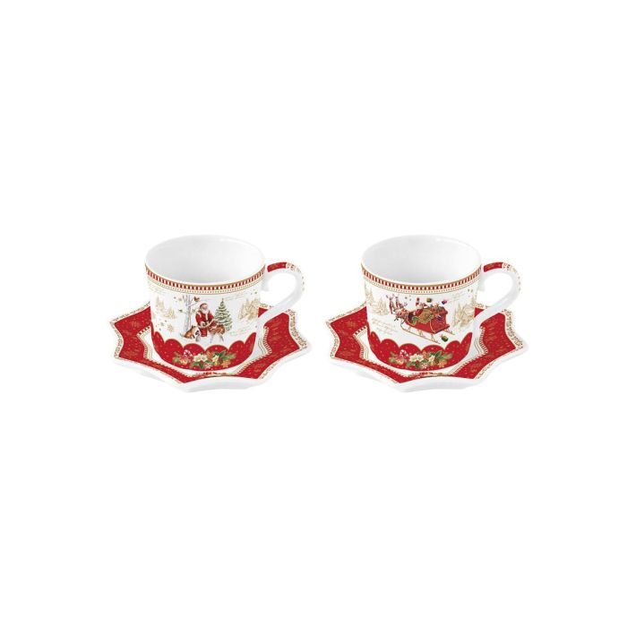 Easy Life R1237/CHME Coffee cup&saucer 4pcs 120ml
