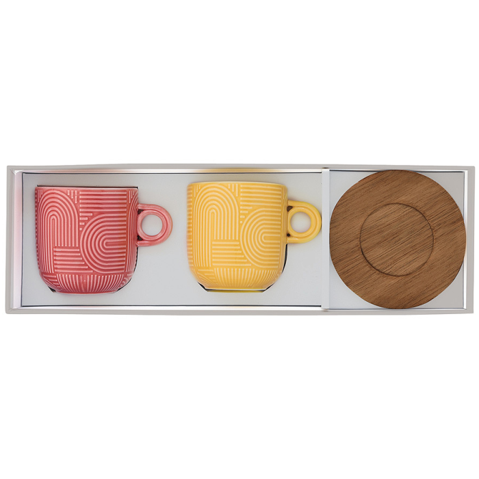Easy Life 1781/TL02 coffee cup&saucer set 2x250ml