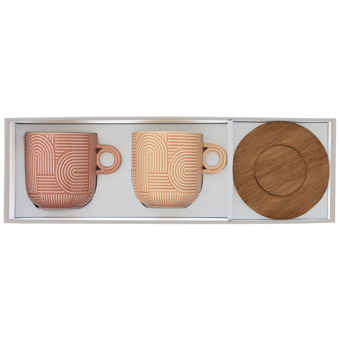 Easy Life 1781/TL04 coffee cup&saucer set 2x250ml
